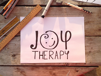 Joy Therapy - Logo Proposal branding illustration joy joytherapy logo romania therapy