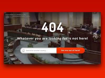 404 Senate 404 404 page call to action senate ui