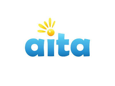 Logo Aita aita blue dragos alexandru logo logotype sun