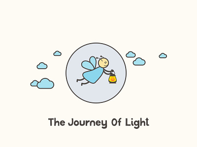 Logo - The Journey Of Light clouds fire fly firefly fly journey light logo