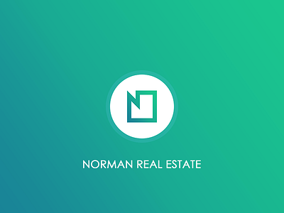 Logo N letter logo logotype n real estate typo