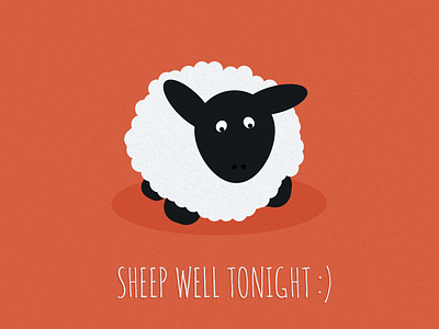 Sheep Well Tonight - Free Poster