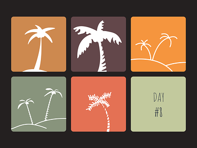 Tree Pictogram Challenge Day 9 dale icon palm tree pictogram simple sketoneto tree trees