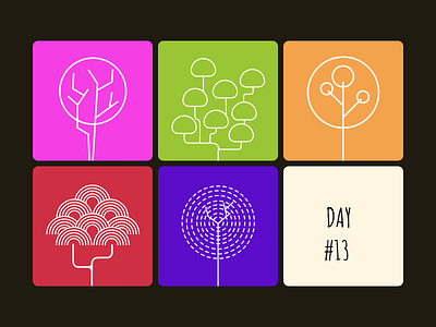 Tree Pictogram Challenge Day 13 dale icon pictogram simple sketoneto tree trees