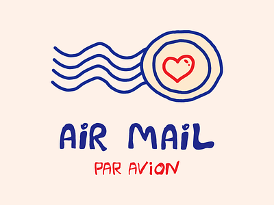 Air Mail Illustration