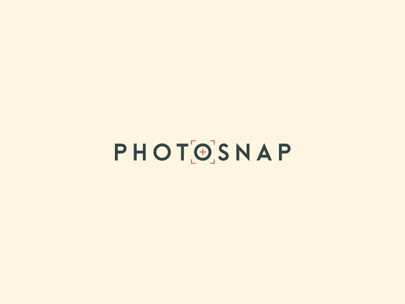 PhotoSnap Logo cross hair sketoneto dalex dragos logotype typo snapshot snap logo photosnap photography photo logo