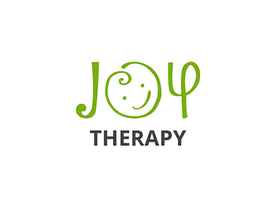 Joytherapy Logo aba cartoon children therapy dalex dragos draw joy kid logo psychology psychotherapy therapy