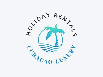 Curacao Luxury - Logo curacao dalex dragos holiday luxury palm tree rentals sea sketoneto