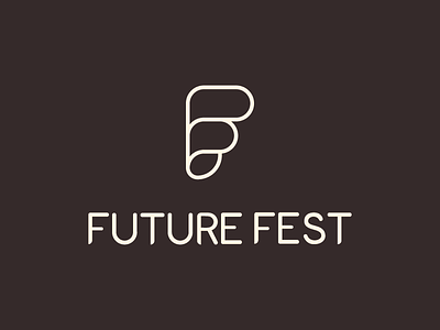 Future Fest Simplified Logo dalex dragos f fest future letter f logo logo festival sketoneto symbol