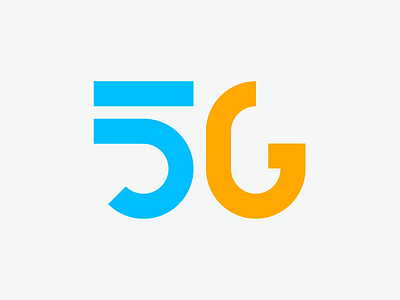 Logo 5G 5 5g dalex dragos g icon logo simple sketoneto typography