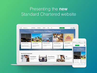 Standard Chartered Emailer app concept daily ui digital emailer illustrations interaction landing page mumbai ui ux visual