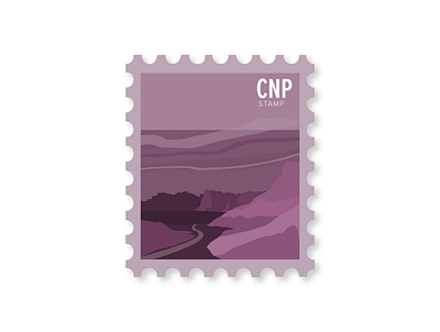 Capitol Reef National Park canyon capital reef design icon illustration landscape national park system postage stamp ui vector