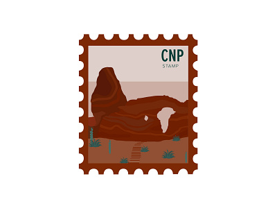 Canyonlands National Park canyon canyonlands design forest icon illustration lake landscape national park system postage stamp typography vector