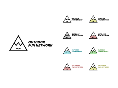 FUN! anthropomorphism design figma fun illustration logo mountain outdoors