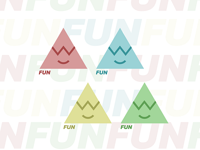 More FUN! branding figma fun illustration logo mountain outdoors typography vector