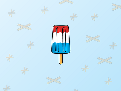 Bomb Pop bomp pop food ice cream illustration popsicle vector