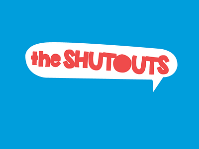 Shutouts Logo Type band logo block logo pop pop punk punk rock type typography