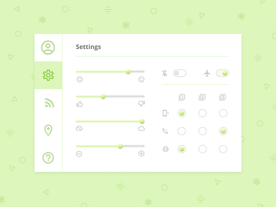 DAILY UI - #007 - Settings