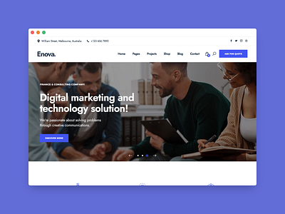 Enova - Business Multipurpose Website