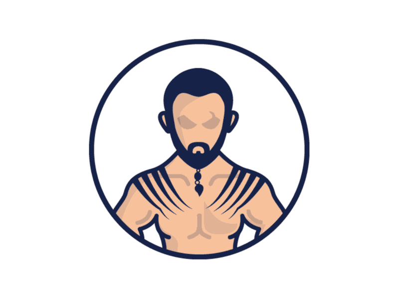 Khal Drogo Illustration - Speed Art animation game of thrones got icon illustration illustrator khal khal drogo line minimal speed art vector