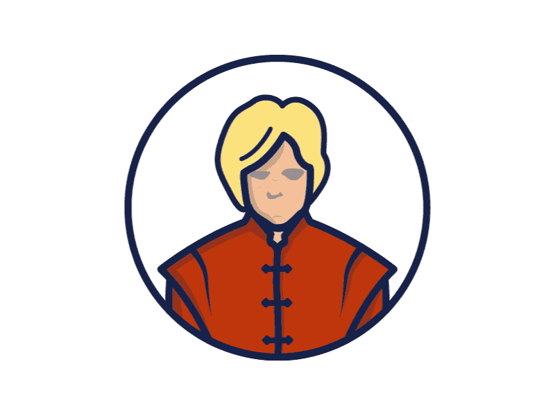 Tyrion Lannister Illustration - Speed Art adobe illustrator creative design game of thrones icon illustration line art logo minimal speed art sticker tyrion