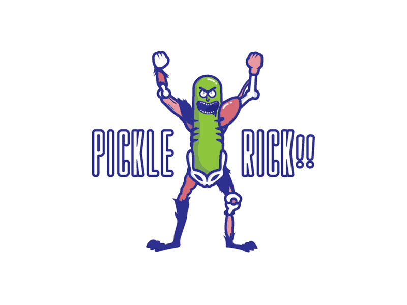 Pickle Rick Illustration - Speed Art Tutorial adobe design process icon illustration illustrator inspiration pickle rick rick and morty speed art sticker tutorial vector
