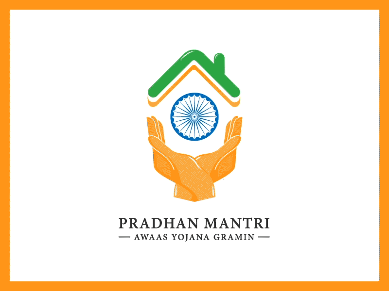 Pradhan Mantri Awaas Yojana Gramin - Logo Design Concept