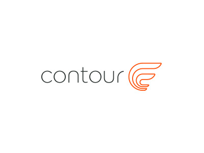 Contour branding contour identity logo map mark