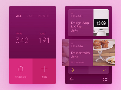 orim mobile app android app dashboard design events ios notifications profile ui ux