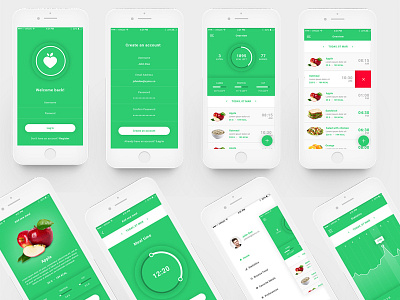 Mobile Fit app ui android app dashboard design fitness ios profile ui ux