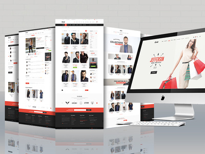 Womens, mens clothes e-commerce website