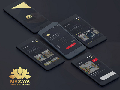 Mazay Branding Mobile App Design