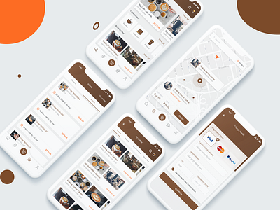 Coffee Mobile App android app coffee dashboard design food app ios responsive restuarant services ui ux