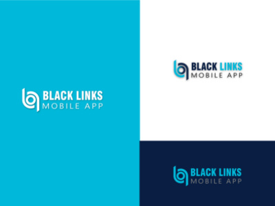 Black link logo design