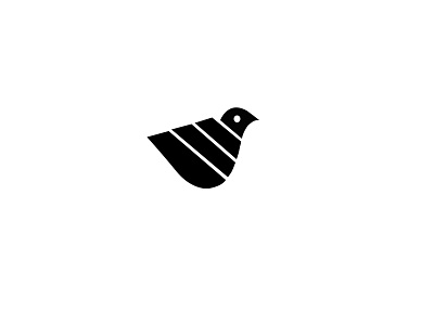 Logo Bird bird black design dove flying graphic icon logo pigeon symbol vector wing