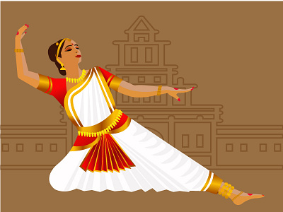 Indian cultural woman dancer classical cultural dance folk indian kathak kuchipudi performance posture stage traditional woman