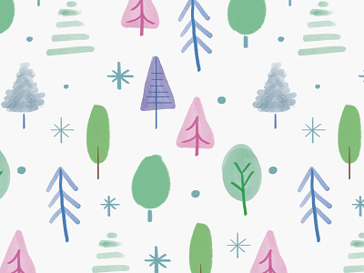 Muted Christmas Pattern