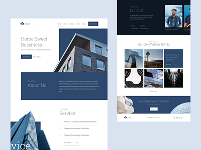 Property Investment Consultant Website architecture investment landing page property ui ui design uiux web web design website website design websites