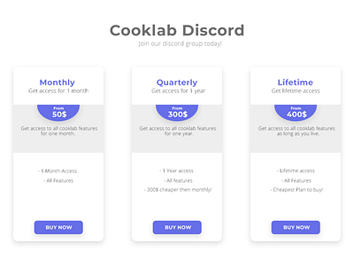 Redesign Cooklab subscriptions page branding design minimalistic mockup redesign typografie ui ux vector