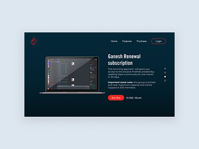 Concept product page