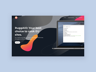 Landing Page Website Ruggaio