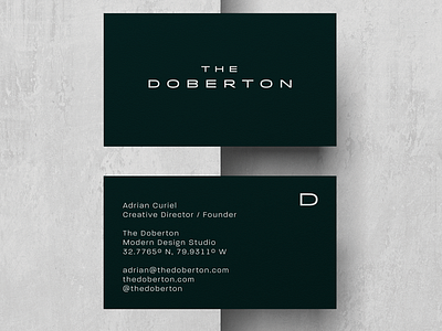 The Doberton Business Card