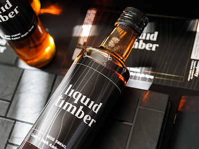 Liquid Timber agency branding design logo typography