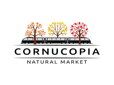 Cornucopia Natural Market Logo Design graphic design logo logo design