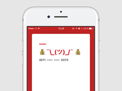 Dankort Emoji 💰 dankort emoji finance ios iphone payment