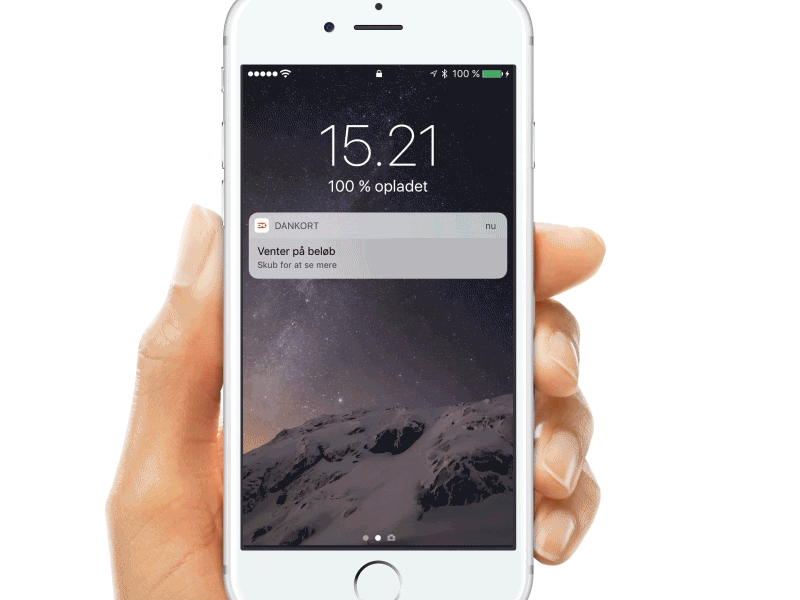 Dankort from lockscreen code dankort finance ios iphone payment