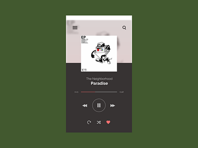 009 Music Player 009 app branding dailyui design icon illustration interface landing design music music app music artwork music player page player ui ux vector web website