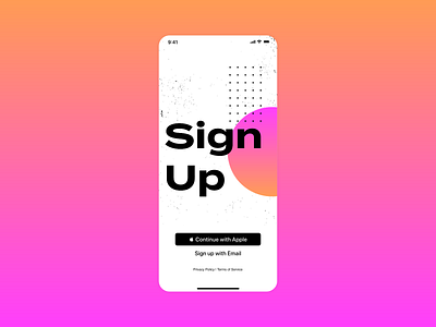 Daily Ui #001 - Sign Up