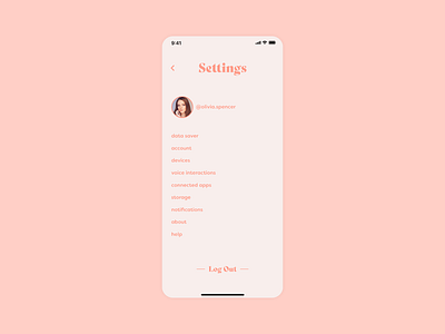 Daily Ui #007 - Settings