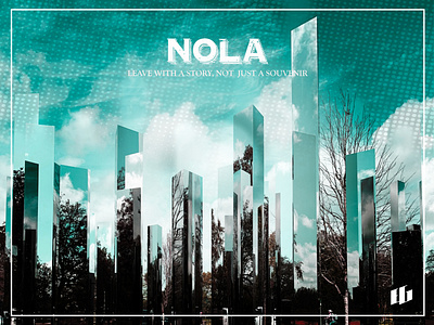 NOLA brand branding design graphic new orleans photo photoshop picture poster typography